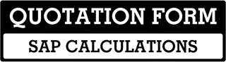 SAP Calculations Quote  For Clay Cross